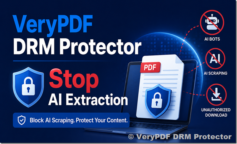 How to block AI bots from automatically extracting and scraping your PDF document content