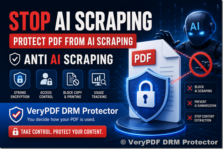 How to protect PDF files from AI scraping and unauthorized use in 2026