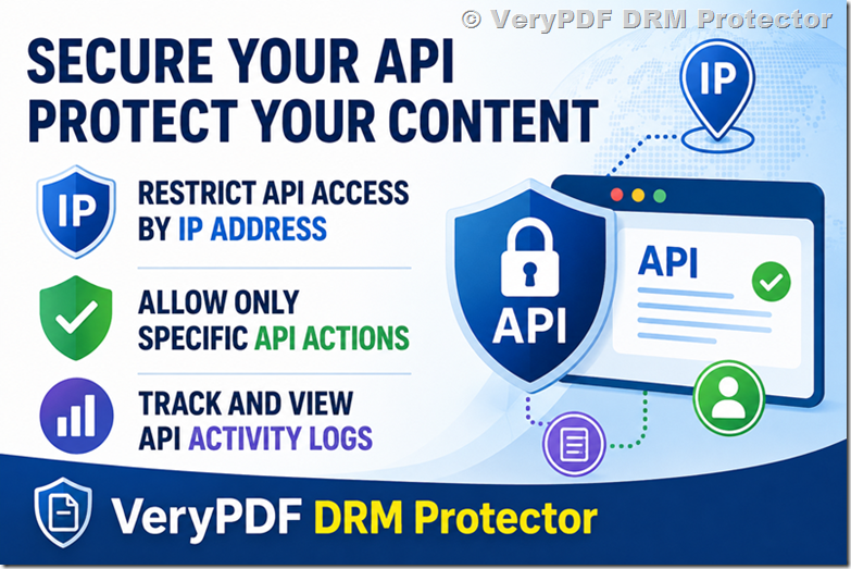 How to Restrict API Access by IP Address and Track API Activity in VeryPDF DRM Protector