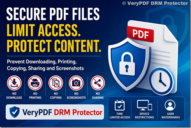 How to Secure a PDF for a Limited Time and Stop Downloading, Printing, Copying, and Screenshots How to Secure a PDF for a Limited Time and Stop Downloading, Printing, Copying, and Screenshots