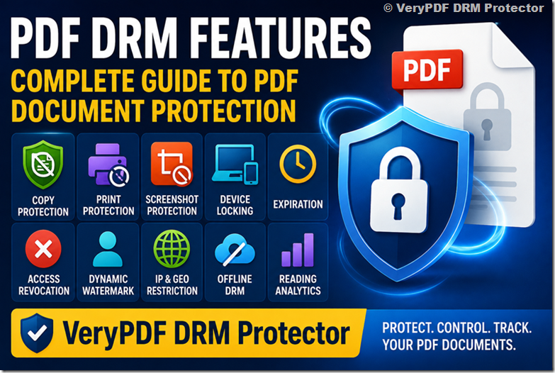 PDF DRM Features: Complete Guide to PDF DRM Software and PDF Document Protection PDF DRM Features: Complete Guide to PDF DRM Software and PDF Document Protection