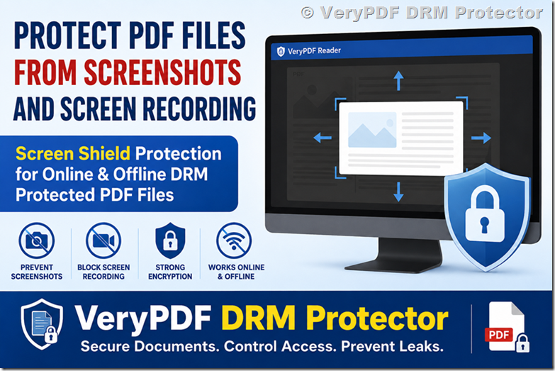 How to Prevent Screenshots and Screen Recording in Offline PDF Files with Screen Shield Protection