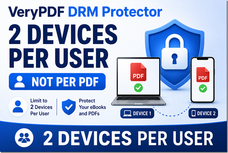 How to Limit a PDF to 2 Devices and Stop eBook Sharing: Device Limit Per User or Per Book?