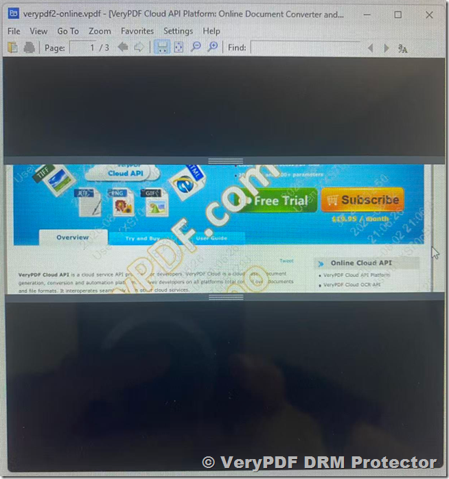 How to Stop PDF Screenshots and Screen Recording on Windows with VeryPDF Reader