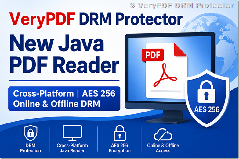 New Java PDF Reader with AES 256 DRM Support for Cross-Platform PDF Protection