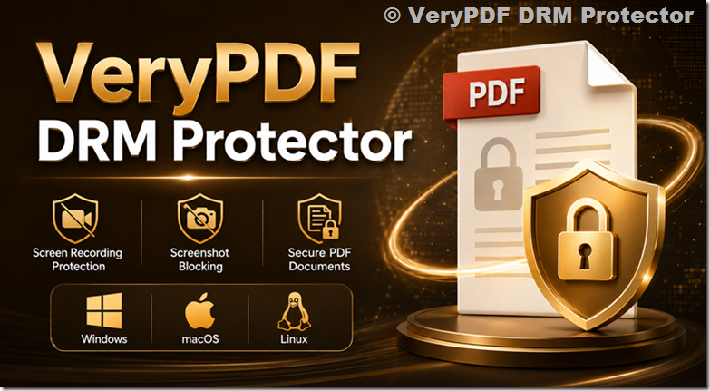 VeryPDF Reader for macOS and Linux Now Supports Screen Recording Protection and Screenshot Blocking