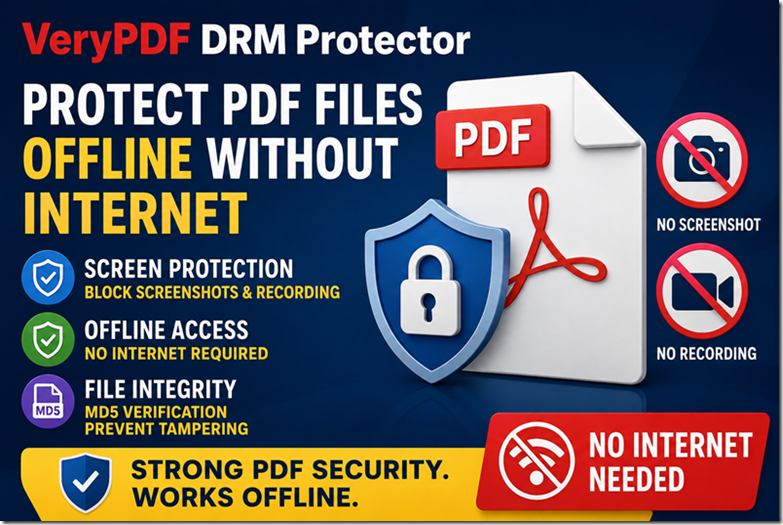 How to Protect PDF Files Offline Without Internet Using DRM (Stop Screenshots and Screen Recording) How to Protect PDF Files Offline Without Internet Using DRM (Stop Screenshots and Screen Recording)