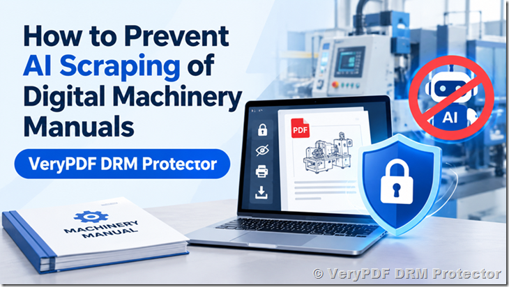 How to Prevent AI Scraping of Digital Machinery Manuals