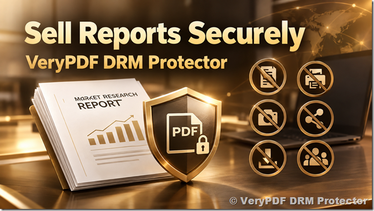 Sell Reports Securely: How to Protect PDF Reports From Sharing and Piracy
