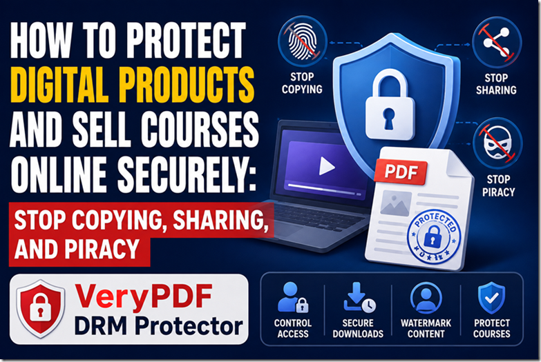 How to Protect Digital Products and Sell Courses Online Securely: Stop Copying, Sharing, and Piracy